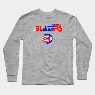 Defunct Florida Blazers WFL Football Long Sleeve T-Shirt